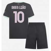 Dres AC Milan Rafael Leao #10 Rezervni za djecu 2024-25 Kratak Rukav (+ kratke hlače)